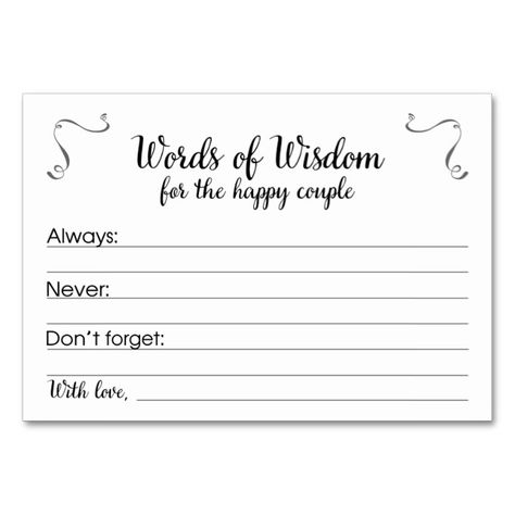 Words of Wisdom Marriage Advice Cards Marriage#Advice#Cards#Shop Graduation Advice Cards, Deep Relationship Quotes, Bridal Shower Advice Cards, Marriage Advice Cards, Advice For The Graduate, Couple Advice, Bridal Shower Advice, Baby Shower Advice Cards, Shutter Island