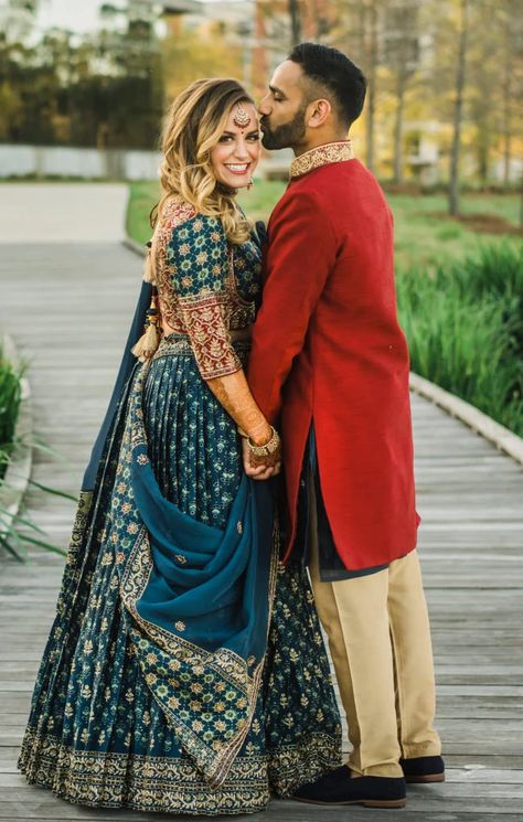 American Indian Wedding, Peach And Dusty Blue, Indian Wedding Attire, Middle Eastern Wedding, Indian American Weddings, Village Photo, Asian Inspired Wedding, Indian Reception, Groom Pose