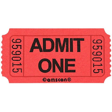 Buy Party Supplies Single Ticket Roll 2000/pkg - Red sold at Party Expert Tattoo Ticket, Red Ticket, Pink Tickets, Carnival Tickets, Drink Ticket, Admit One Ticket, One Ticket, Ticket Design, Party Kits