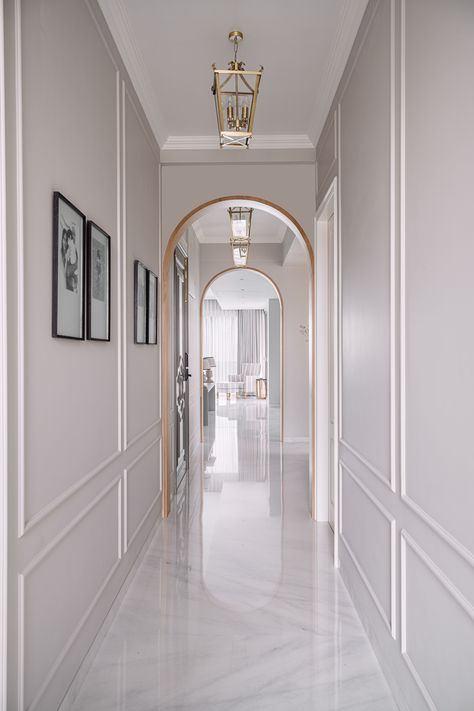 Corridors Design Home, House Hall Design, Corridor Design, House Cladding, Home Hall Design, House Floor Design, Hallway Designs, Foyer Design, Hall Decor