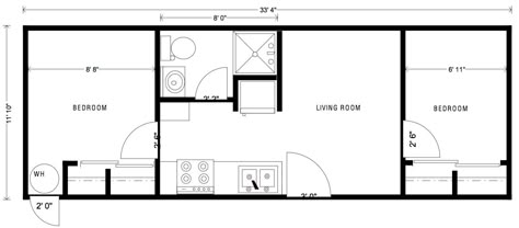 PEH Small Family House Widget Mobile Home Floor Plans, Portable Buildings, Cabin Floor, Cabin Floor Plans, Small House Floor Plans, Tiny House Floor Plans, Tiny House Bathroom, Bedroom Floor Plans, Shed Homes