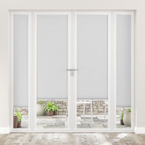 Blinds For Bifold Doors, Conservatory Living Room, Blinds For French Doors, Patio Door Blinds, Pvc Siding, Upvc Windows And Doors, Honeycomb Fabric, Cellular Blinds, Perfect Fit Blinds