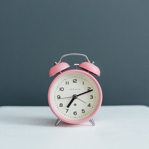 Pink Alarm Clock, Modern Alarm Clock, Cute Clock, Pink Abstract Painting, Clock Tattoo Design, Desk Clocks, Contemporary Graphic, Retro Clock, Alarm Clocks