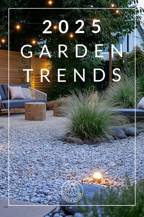 The 2025 garden design trends reflect a remarkable shift in how we think about outdoor spaces. With sustainability meeting innovation, these emerging trends are reshaping our approach to garden design and plant selection. From smart technology integration to climate-resilient landscaping, understanding the latest garden design trends for 2025 will help you create an outdoor space that’s not only beautiful but also aligned with contemporary environmental and lifestyle needs. Best Home Garden Design, Garden Separation Ideas Plants, Garden With No Grass Ideas, Wild Garden Ideas Landscaping, Planting Grasses In Garden, Zoned Garden Ideas, Modern Landscape Design Plans, Modern Country Garden Design, Under Planting Ideas