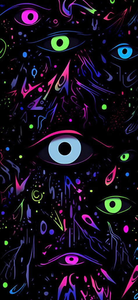 Trippy Wallpapers For Iphone, Cool Wallpapers Aesthetic Trippy, Trippy Wallpapers, Neon Wallpapers, Trippy Iphone Wallpaper, Trippy Wallpaper, Wallpapers For Iphone, Tablet Wallpaper, Neon Wallpaper