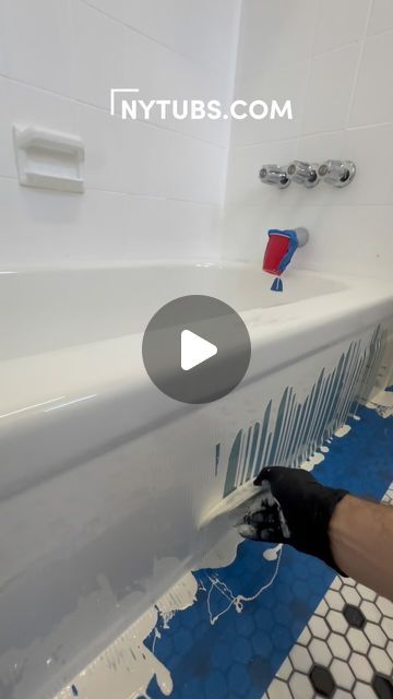 New York Tubs on Instagram: "Transform your old, worn-out bathtub into a stunning centerpiece with our liquid acrylic reglazing service in New York! ✨

Unlike traditional refinishing methods, our liquid acrylic coating is non-toxic, odorless, and dries quickly, giving you a durable, glossy finish that lasts for years. Whether your tub is chipped, stained, or simply outdated, our process restores it to look brand new—without the hassle of a full replacement.

Say goodbye to peeling and chipping! Book your reglazing today and enjoy a sleek, modern tub in no time. 🛁✨

#BathtubReglazing #LiquidAcrylic #NYC #TubTransformation #BathtubRefinishing #HomeRenovation #NewYorkTubs
https://nytubs.com" How To Reglaze A Tub, Tub Surround Ideas, Diy Tub, Bathtub Liners, Reglaze Bathtub, Bathtub Repair, Plastic Bathtub, Old Bathtub, Modern Tub