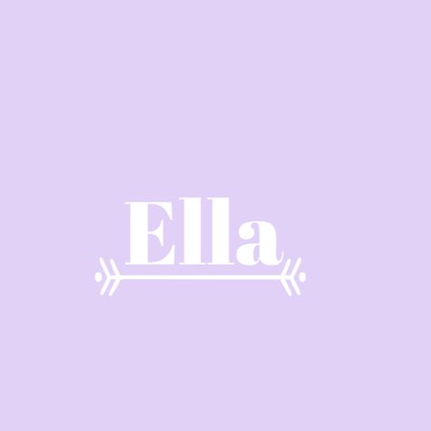 This pin is a wallpaper so you can change it to your iPad or iPhone 📱 Ella Name, Round Wallpaper, Dream Things, Name Wallpaper, Letter Design, 4th Grade, Lettering Design, All About Time, Abc