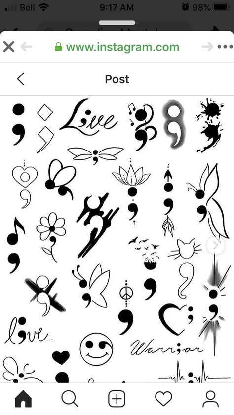 Semi-colon Tattoo Outline, Blind Tattoo Ideas, Simple Tattoos Semi Colon, Semi-colon Tattoo Ideas Cute, Small Easy Tattoo Ideas With Meaning, Tattoo Designs Semi Colon, Bee Semi Colon Tattoos, Semi-colon Tattoo Cool, Smicolen Tattoo