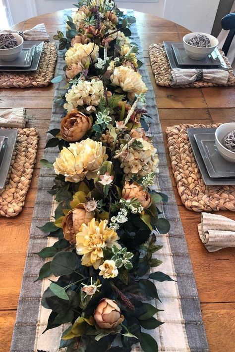 Backdrop with flowers