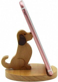 Laser Cut Dog (54) Files Free Download - 3axis.co Wooden Phone Holder, Wood Phone Holder, Desk Holder, Woodwork Designs, Board Walk, Whittling Projects, Wooden Reindeer, Wooden Bag, Scroll Saw Pattern