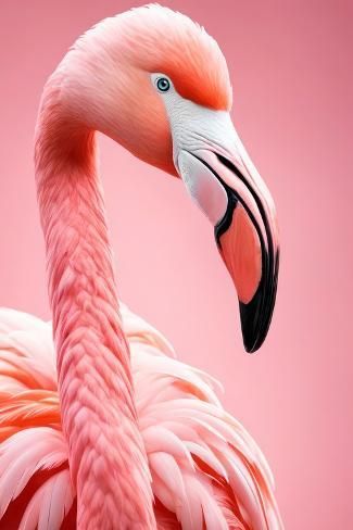 size: 18x12in Art Print: Xtravaganza - Pink Flamingo by Philippe Hugonnard : Pink Flamingo, Flamingos Art Illustration, Flamingo Poster Design, Flamingo Pink Aesthetic, Light Pink Flamingo, Flamingo Artwork, Pink Flamingos Poster, Flamingo Photo, Flamingo Pictures