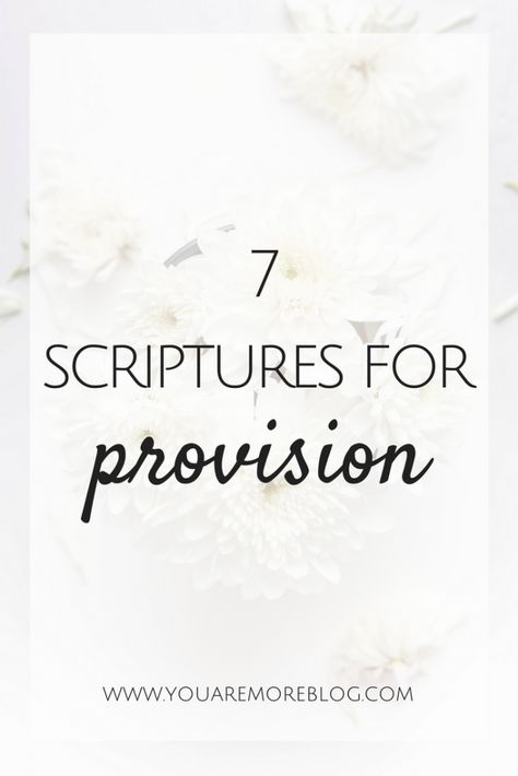 Scriptures For Provision, Gods Provision Quotes, Gods Goodness Scriptures, Prayer For Provision, Gods Promises Verses Scriptures, Scriptures For Different Situations, God’s Promises, Gods Provision, Praying For Your Family