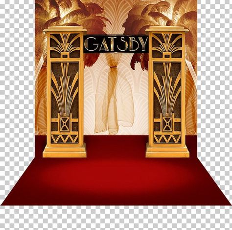 1920s Photography, Art Deco Arch, Gatsby Art, Gatsby Themed Party, Booth Backdrops, 20s Party, Roaring 20, Santa Photos, Great Gatsby Party