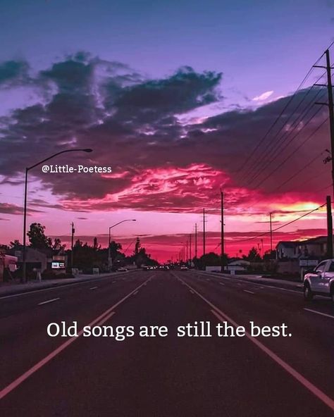 Old songs are still the best Old Songs Caption, Old Songs Quotes, Instagram Captions Songs, Song Qoutes, Song Captions, Miss The Old Days, Sky Quotes, Old Songs, Instagram Quotes Captions