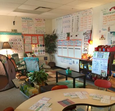 A Quick Peek: My RtI Room (flexible seating & lighting) Intervention Room Setup, Reading Interventionist Classroom Setup, Flexible Seating Classroom Elementary, Literacy Coach Office, Rti Interventions Elementary, Reading Specialist Classroom, Classroom Setup Middle School, Reading Intervention Classroom, Reading Interventionist