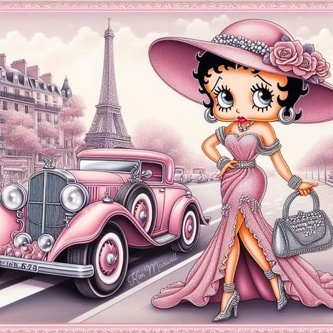 Betty Boop Wallpapers Vintage, Betty Cartoon, Betty Boop Posters, Betty Boop Pink, Betty Boop Figurines, Betty Boop Classic, Groot Marvel, Cartoons Dancing, Games For Fun