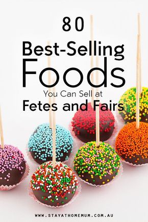 “I love the feel of fetes and fairs. It makes me feel like a kid. Everything is just so fun and festive! And what I love the most about it is that there’s so many food choices. Some products sell better than others. Here is a list of the best-selling foods at fetes and fairs…” Sell Food From Home, Food Sale Ideas, Diy Water Table, Diy Floating Deck, Bake Sale Treats, Bake Sale Packaging, Cake Stall, Diy Easter Basket, Food Fair