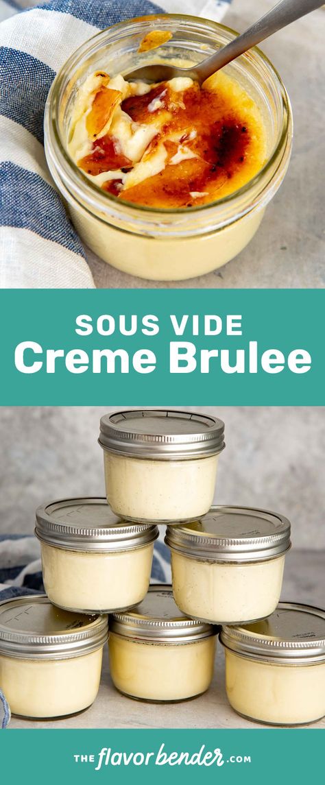 Sous Vide Dessert, Creme Brulee Recipe Easy, Brulee Recipe, Creme Brulee Recipe, Sous Vide Recipes, Sous Vide Cooking, Fool Proof Recipes, Indulgent Desserts, Favorite Desserts