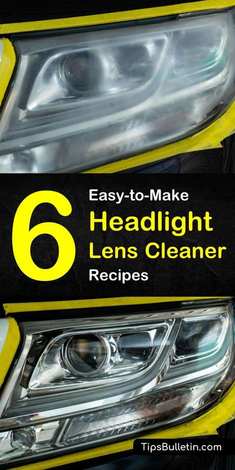 Clean Foggy Headlights, Cleaning Headlights On Car, Cloudy Headlights, Foggy Headlights, Diy Car Cleaning, Best Headlights, Homemade Glass Cleaner, Headlight Cleaner, Headlight Restoration Kit