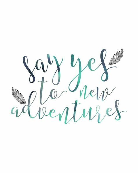 Weekly Review – 23rd September 2018 – Expression of Pye Say Yes To New Adventures, Shoulder Exercises, Exercise Program, Travel Quotes Inspirational, Adventure Quotes, Travel Wall Art, Visual Statements, Travel Decor, Say Yes