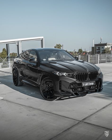 Aggressive and BOLD body kit for your X6 G06 LCI. 👀 Look closely at the basalt details painted in glossy black. Check the carousel! All parts of the body kit have been tested on the Autobahn in Germany at speeds of 290 km/h for durability and safety and have received TUV Germany certification. ⠀ Get in touch with us to upgrade your BMW X6M: 📥Direct 📲 +1 (657) 281-9534 / WhatsApp #bmw #bmwx6 #bmwx6m #x6 #x6m #bmwm #mpower #power #bmwaddict Bmw X6 Black, Mercedes Maybach, Bmw X6, American Spirit, Mercedes Benz Amg, Cadillac Escalade, Papua New Guinea, Body Kit, Maserati