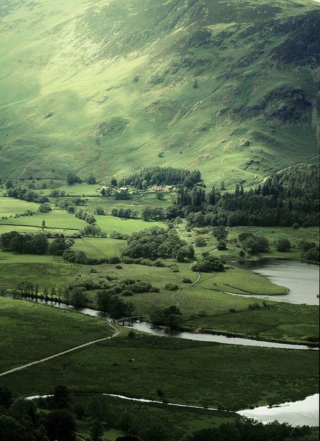 Cumbria, Lake District, Lake District England, Green Hills, England Uk, English Countryside, Nature Aesthetic, Pretty Places, The Valley