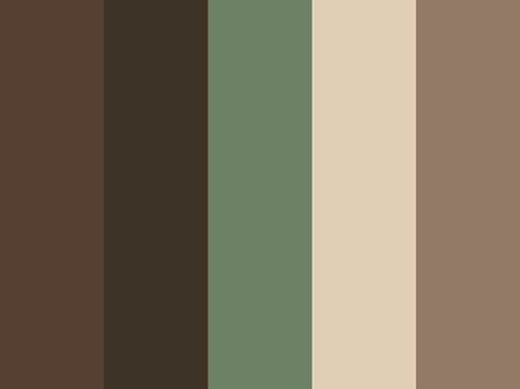 "Army Forest" by ivy21 brown, chocolate, coffee, cream, forest, green, mocha, nature, tan Green And Brown Color Scheme, Forest Color Palette, Cool Color Palette, Forest Color, Brown Color Palette, Green Colour Palette, Brown And Green, Color Palette Design, Colour Palettes