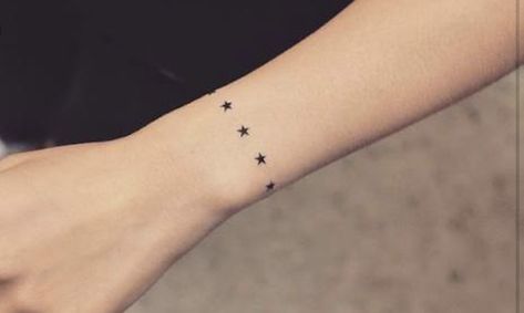 star bracelet #tattoo Star Band Tattoo, Star Bracelet Tattoo, Star Wrap Around Tattoo, Bracelet Tatoos Ideas, Wrist Bracelet Tattoo, Wrap Around Tattoo, Cuff Tattoo, Bracelet Tattoo, Forearm Band Tattoos