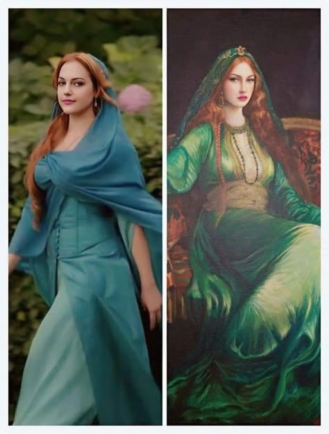 Ottoman Empire Clothing Woman, Turkish Sultana Dress, Hurrem Sultan Aesthetic, Hurrem Sultan Dress, Magnificent Century Aesthetic, Ice Blonde Hair, The Magnificent Century, Meryem Uzerli, The White Princess