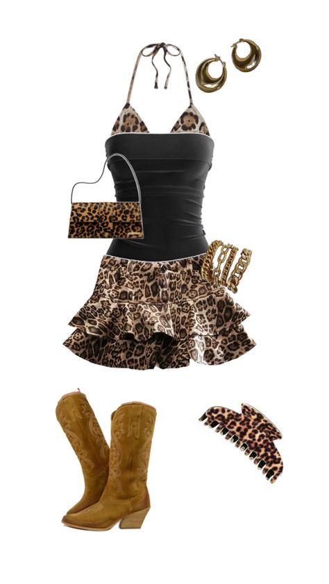 #outfit #leopard #leopardprint #outfitinspo Lepord Print Halloween Costume, Leapord Halloween Outfit, Leopard Costume Women, Leopard Halloween Costume, Cheetah Costume, Cowgirl Halloween Costume, Leopard Outfit, Leopard Halloween, Leopard Costume