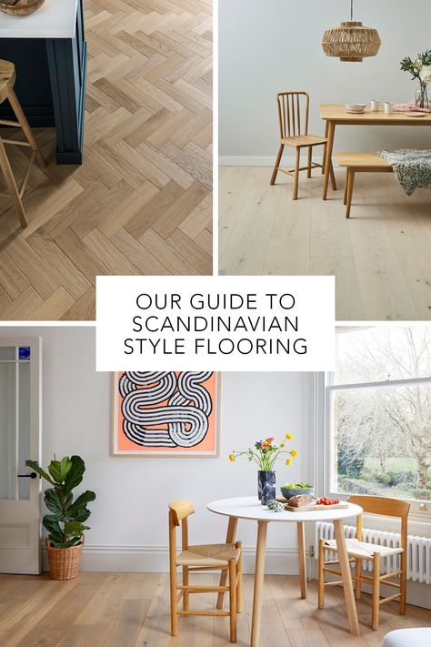 Scandinavian Wood Floors, Scandi Flooring, Scandinavian Flooring, Wooden Floors Living Room, Scandinavian Floor, Light Oak Floors, Scandi Kitchen, Light Wooden Floor, Living Room Wood Floor