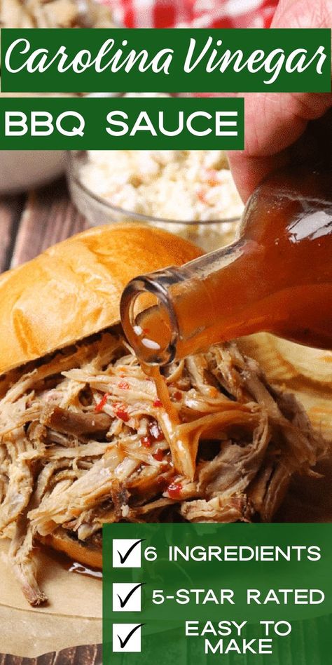 North Carolina Bbq Sauce Recipe, Pulled Pork Barbeque Sauce, North Carolina Barbeque Pork, Smithfield Bbq Sauce Recipe, Tangy Spicy Bbq Sauce, Barbaque Sauces Recipes Easy, Clear Bbq Sauce Recipe, North Carolina Bbq Sauce Vinegar Pulled Pork Recipes, Vinegar Bbq Sauce Recipe Pulled Pork