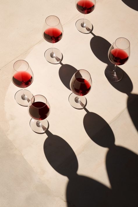 Lummi Photo - Sunlit Serenade of Wine Glasses Wine Glass Pictures, Flower Landscape, Late Afternoon, Wine And Dine, Social Gathering, The Shadows, Art Background, Ruby Red, Light And Shadow