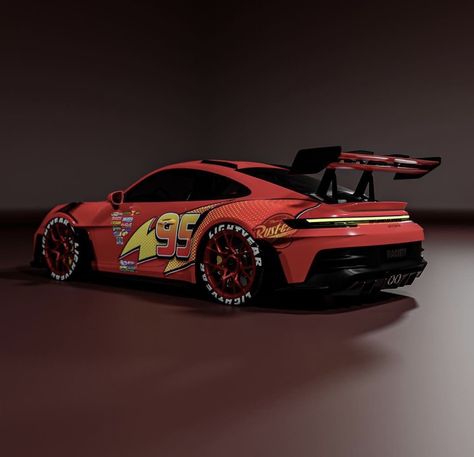 Cool Race Cars, Lightning Mcqueen Car, Cars Lightning Mcqueen, Cars Fanart, Race Car, Top Luxury Cars, Pixar Cars, Street Racing Cars, Lightning Mcqueen