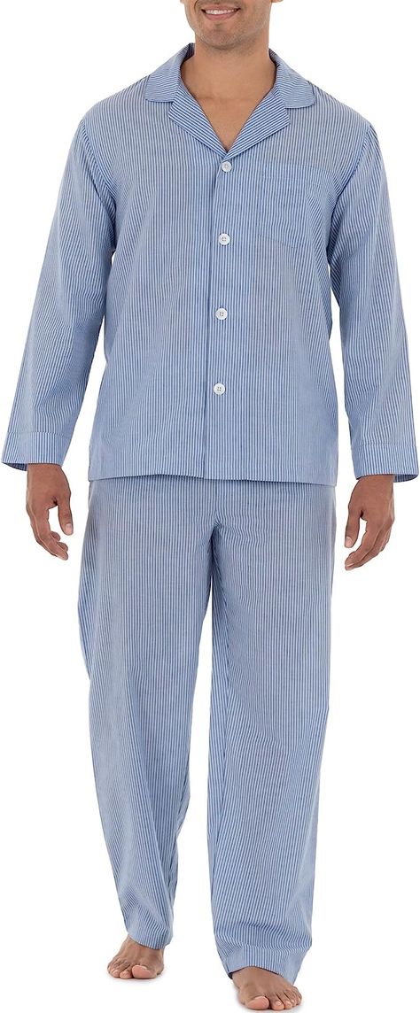 Limited time deal $19.32 (36% Off)(List Price: $29.99) Two-Day Fruit of the Loom Men's Long Sleeve Broadcloth Pajama Set Mens Flannel Pajamas, Button Fly Pants, Sleep Sets, Comfortable Pajamas, Mens Pajamas Set, Sleep Wear, Mens Flannel, Flannel Pajamas, Cozy Flannel