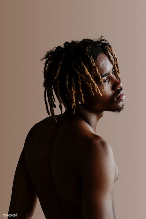 Black man posing by a beige background | premium image by rawpixel.com / kwanloy #picture #photography #inspiration #photo #art #portrait Black Man Photography, Black Man Aesthetic, Black Men Aesthetic, Man Posing, Black Male Models, Portrait Photography Men, Men Photoshoot, Black Photography, Self Portrait Photography