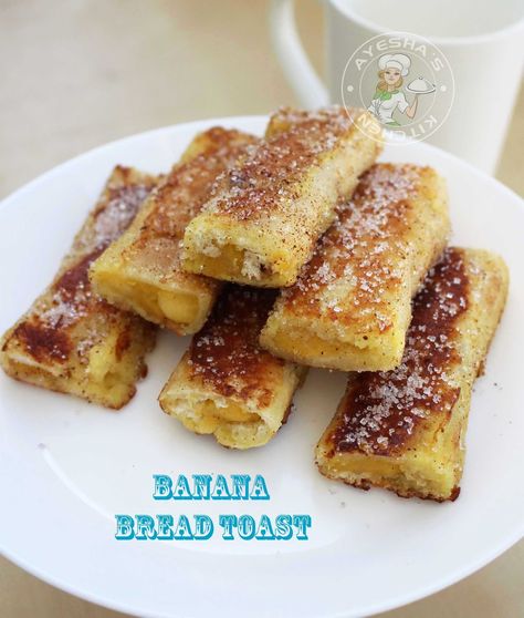 BREAD SNACK SWEETS RECIPES snacks recipes bread toast french toast banana bread toast easy kids snack box tiffin Barbados Food, Banana Bread French Toast, Sweet Bread Rolls, Banana Snacks, Banana Toast, Tiffin Recipe, Easy Snacks For Kids, Banana Dessert Recipes, Recipes Bread