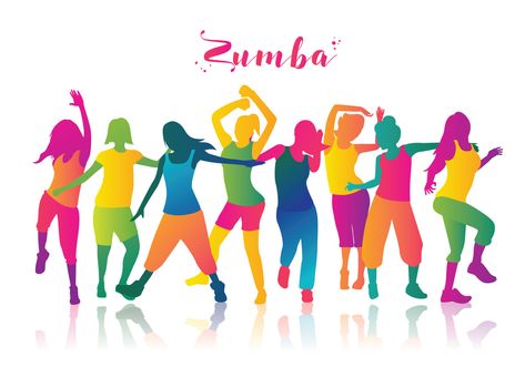 Zumba dancers together in different poses vector Zumba Benefits, Zumba Quotes, Zumba Logo, Zumba Party, Zumba (dance), Zumba Videos, Dance Logo, Zumba Instructor, Teachers Day Card