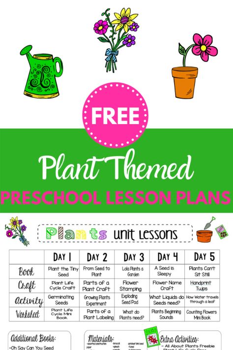 Planting Lesson Plan, Montessori, Planting Lesson Plans For Preschool, Plant Songs Preschool, Outdoor Lesson Plans For Preschool, Flower Lesson Plans Preschool, April Lesson Plans Preschool, Gardening For Preschoolers, Plants Preschool Activities