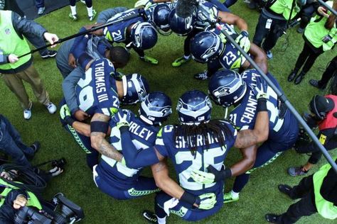 What Makes Seattle's Legion of Boom so Great? Let It Roll, Legion Of Boom, Nfl Photos, Lets Roll, 12th Man, Seattle Seahawks, Hawks, Nfl Football, The Field