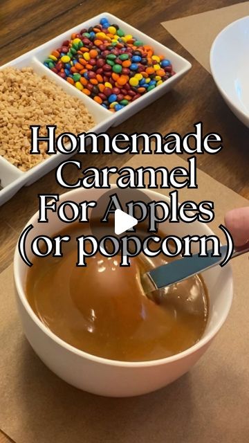 Stephenie on Instagram: "Craving something sweet and delicious for fall? 🍏🍂 Try making these homemade caramel apples, perfect for dipping into rich, buttery caramel and rolling in your favorite toppings! This easy caramel recipe creates a smooth and creamy dip that’s perfect for apples, and it’s great for making caramel corn too! Whether you’re hosting a fall gathering, preparing Halloween treats, or just looking for a fun weekend project, these caramel apples will be a hit. Plus, the caramel stores well in small cups for dipping sliced apples later. Tag me when you try them out!

Ingredients:

	•	1 lb dark brown sugar (about 2 cups packed)
	•	2 sticks unsalted butter
	•	1 (14-ounce) can sweetened condensed milk
	•	1 cup corn syrup
	•	1 1/2 teaspoons vanilla extract
	•	1 teaspoon molasse Caramel Apple Recipe Homemade, Sliced Caramel Apple, Homemade Caramel For Dipping Apples, Carmel Candy Apple Slices, Homemade Carmels Easy Microwave, Caramel Apple Recipes Easy, Apple Caramel Recipes, Carmel Dip For Apple Slices, Carmel Apple Slices On Stick