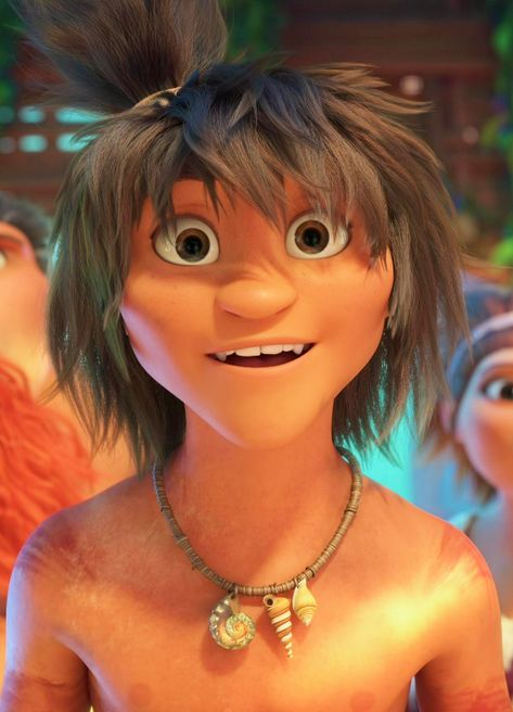 from the Croods: A New Age (2020) Guy From Croods 2, Guy Croods Fanart, The Croods Fanart, Craziest Hear Me Out Characters, Guy Croods, Hear Me Out Characters, The Croods A New Age, Croods A New Age, Cartoon Crushes