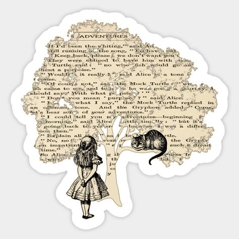 Vintage Aesthetic Stickers, Alice In Wonderland Vintage, طابع بريدي, Cute Laptop Stickers, Stickers Aesthetic, Tumblr Stickers, Scrapbook Stickers Printable, Buku Skrap, Hydroflask Stickers