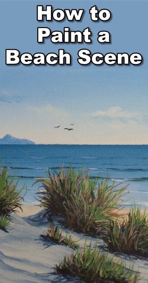 Painting Shades Ideas, How To Paint A Seascape, How To Paint The Ocean With Acrylics, How To Paint Sea, Acrylic Beach Painting, Paint A Beach, Beach Landscape Photography, Painting Waves, A Beach Scene