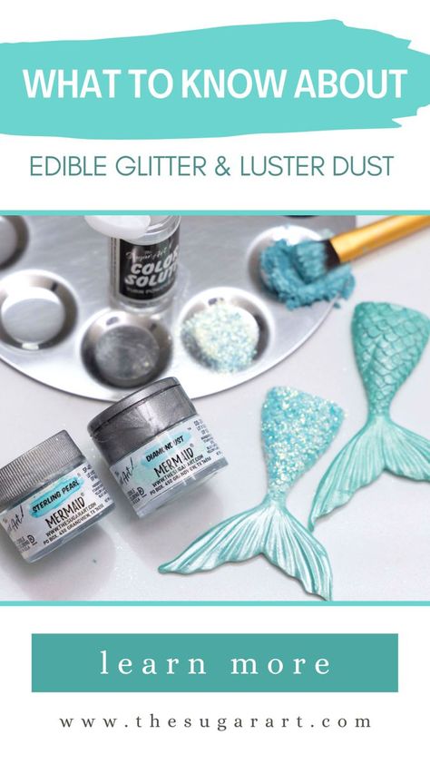 Luster Dust Cookies, Edible Glitter Recipe, Cookie Tips, Edible Glitter Dust, Edible Luster Dust, Gold Luster Dust, Baking Techniques, Diy Edible, Best Edibles