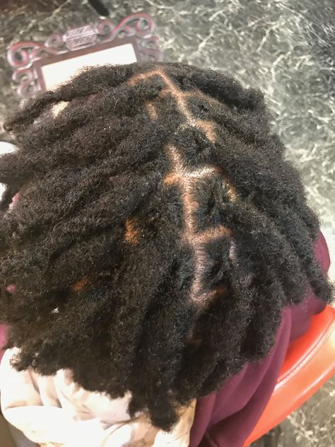 Starter locs #interlocks #womenwithlocs #loclovin #locs #dreadlocks #starterlocks #interlocs #interloc #interlock Locs Styles For Short Hair, Starter Locs Short 4c Hair, Starter Locs Short, Starter Locs Styles, Interlocking Locs, Hair With Extensions, Short 4c Hair, Locs Short, Thick Locs