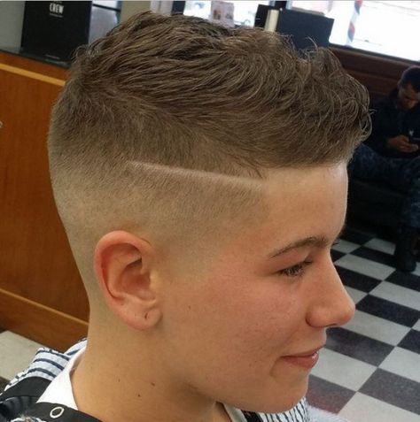 faded taper ultra short womens cut Simple Hairstyle For Boys, Butch Hair, Boys Fade Haircut, Fade Haircut Designs, Blond Hairstyles, Short Fade Haircut, Boy Haircuts Short, Toddler Boy Haircuts, Boys Haircut