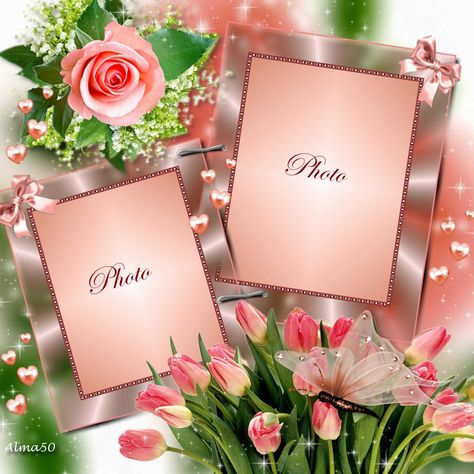 Double Frame #Alma50 #showSomeLove Dual Photo Frame, 2012 April, Romantic Frame, Birthday Card With Name, Double Photo Frame, Foto Frame, Happy Wedding Anniversary Wishes, Happy Marriage Anniversary, Pictures Frames