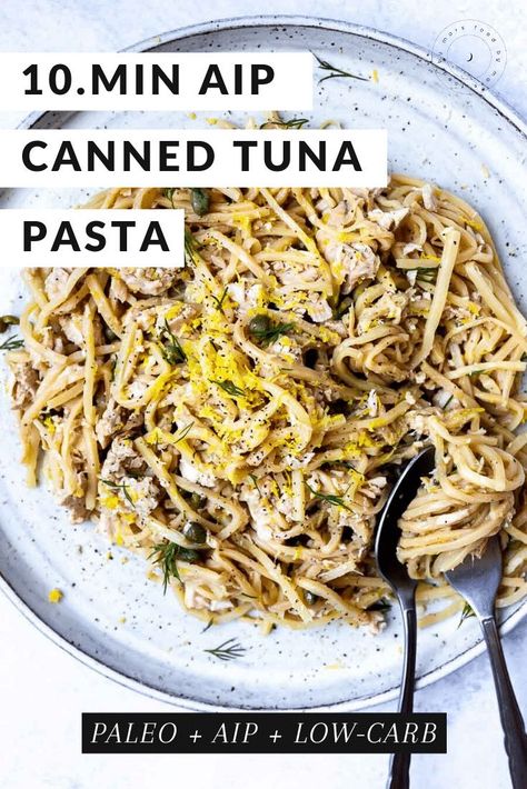 Canned Tuna Pasta, Autoimmune Paleo Recipes, Aip Paleo Recipes, Canned Tuna, Tuna Pasta, Boiled Egg Diet Plan, Aip Diet, Boiled Egg Diet, Aip Paleo