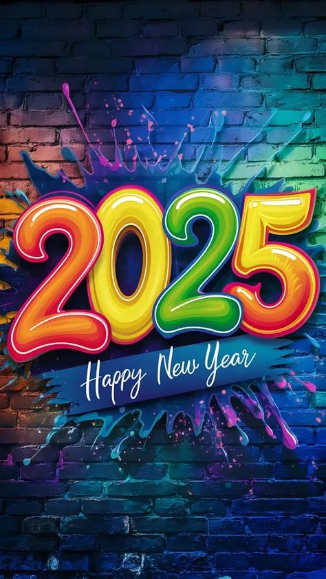 Free Colorful 2025 New Year Background for Your Party Happy New Year 2025, Wallpaper New Year, Wishes New Year, Quotes New Year, Happy New Year Hd, Happy New Year Fireworks, Happy New Year Pictures, New Year Background, Happy New Year Gif